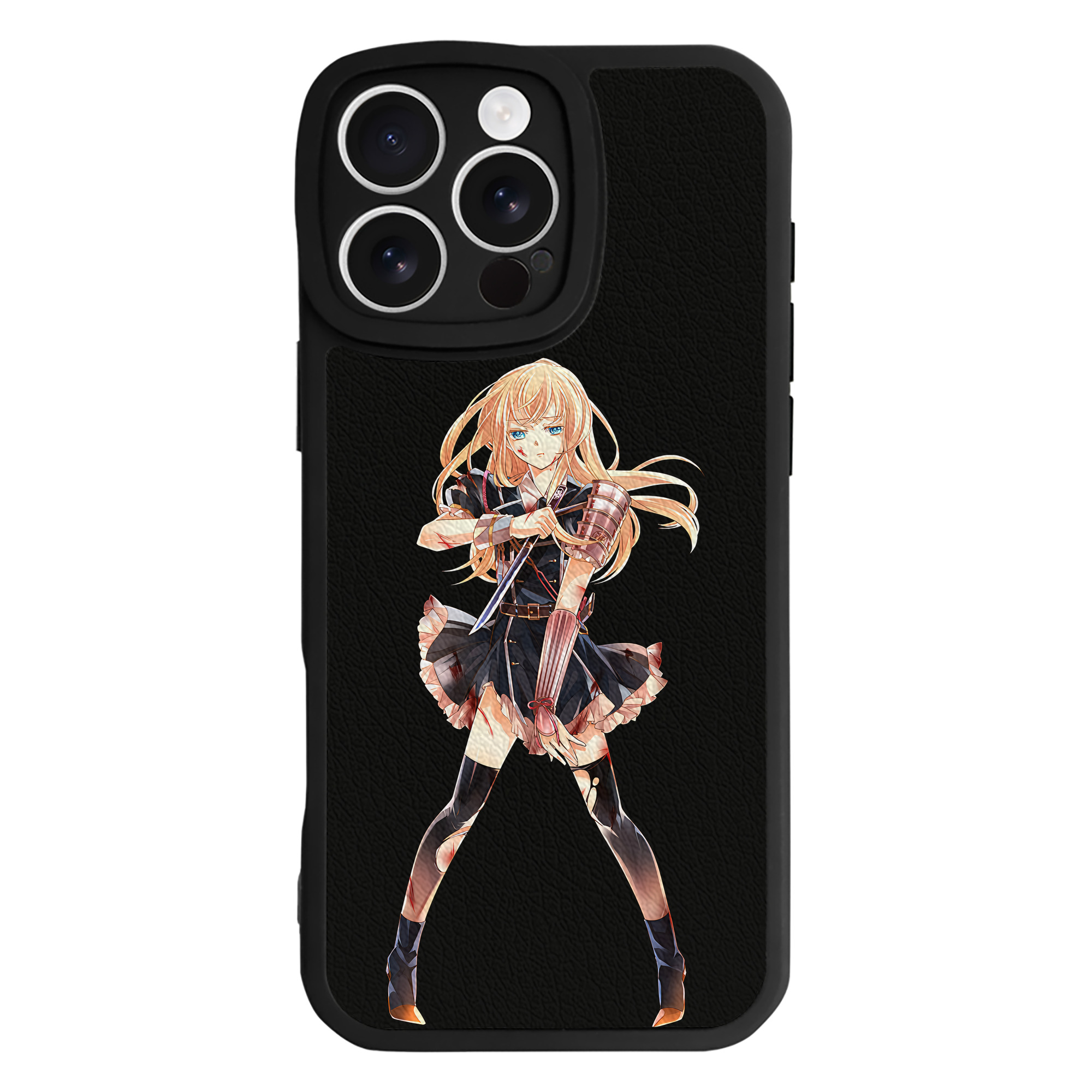 （画像用） 刀剣乱舞 Touken Ranbu 【iPhone 16シリーズ対応】シリコンスマホケース（レザー調） 材質：シリコン